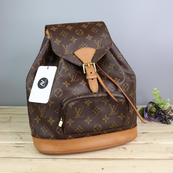 LOUIS VUITTON Monogram Montrouis MM Backpack - Picture 1 of 15